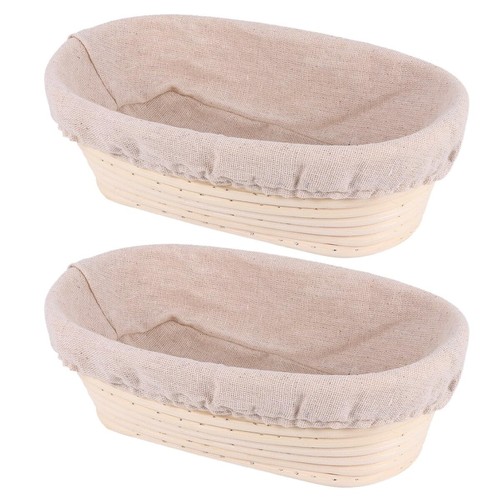 Bread proofing basket - basket, oval