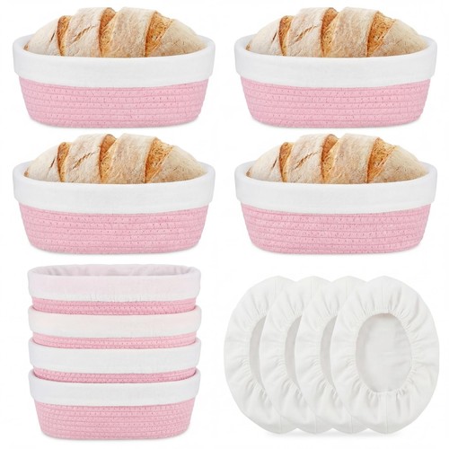 Oval bread proofing basket - 10",