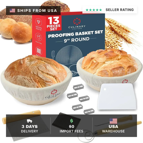 Bread proofing basket set - proofing,