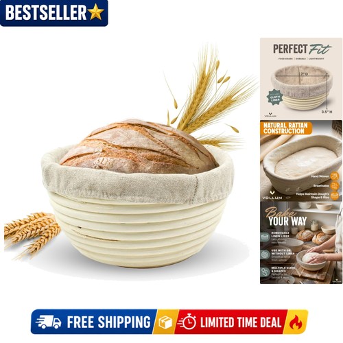 Rattan bread proofing basket - bread,