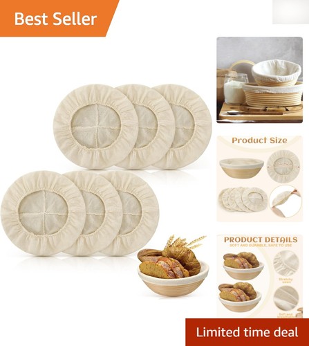 Pcs inch linen bread - 6,