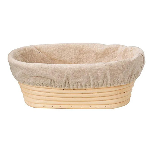 Oval rattan sourdough banneton - rattan,