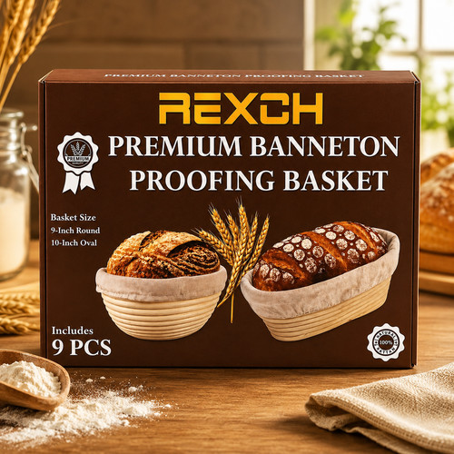Rexch 9pc banneton - 9pc,