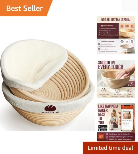 Inch sourdough proofing - 9-inch,