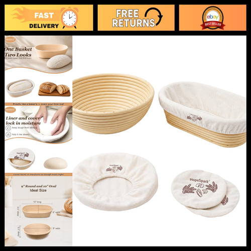 Sourdough proofing basket set - sourdough,