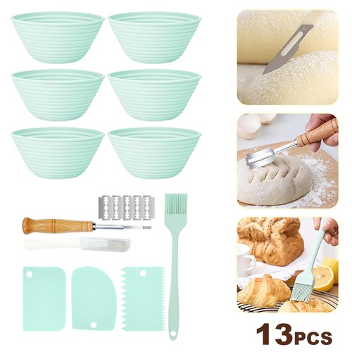 13pcs wood pulp - 5"wood, banneton